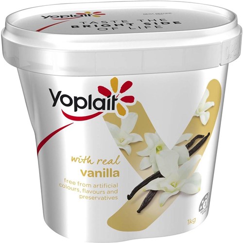 YOPLAIT VANILLA YOGHURT 6X1KG