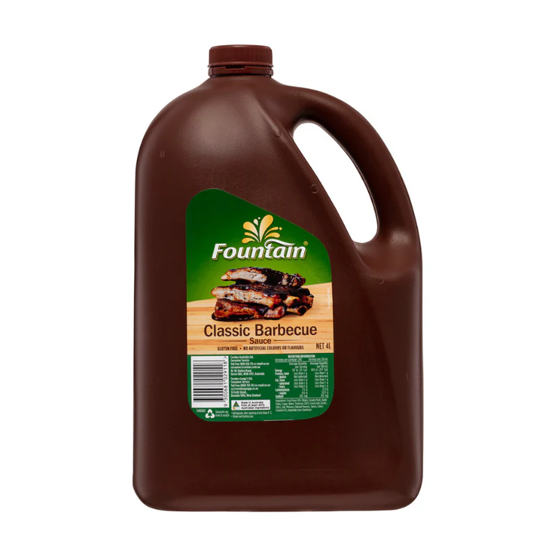 FOUNDATION BBQ SAUCE 3X4LT