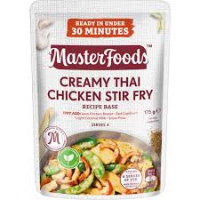 M/F CREAMY THAI CHICKEN SAUCE 8X175g