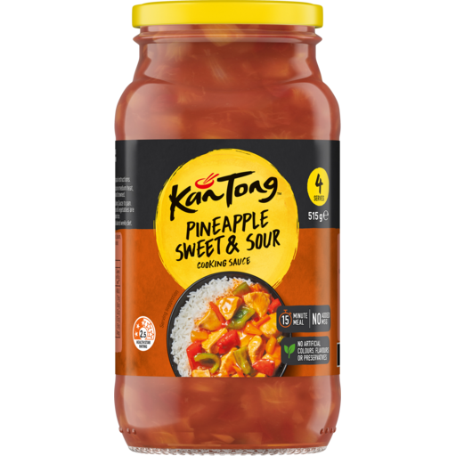 KAN TONG PINEAPPLE SWEET & SOUR SAUCE 6X515G