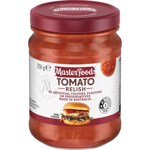 M/F TOMATO RELISH 6X250G