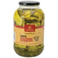 S/H GHERKINS SLICED SANDWICH STACKERS 6X2.2KG - PET