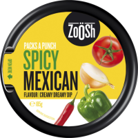 ZOOSH SPICY MEXICAN DIP 6X185G