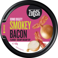 ZOOSH SMOKEY BACON DIP 6X185G (ONION & BACON)