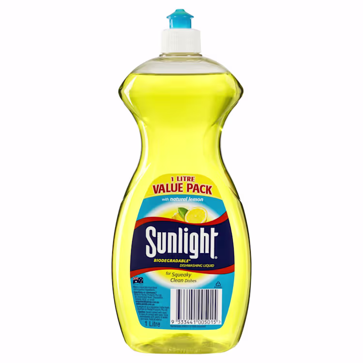 SUNLIGHT DISHWASHING LIQUID 6X1LT