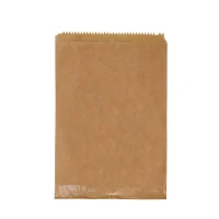 BROWN FLAT BAGS 240x160mm 2F 1X500