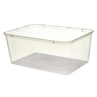 CHANROL RECTANGLE PP CONT 1000ML 10SLV X50