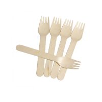 BIO PAK WOODEN FORK 16CM - 1SLV X100PC - 10SLV x 100/CTN