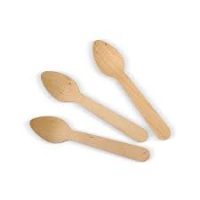 WOODEN TEASPOON 10CM -20SLV X100PC