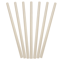 BIOPAK PAPER STRAW JUMBO WHITE 25SLV X 100PC