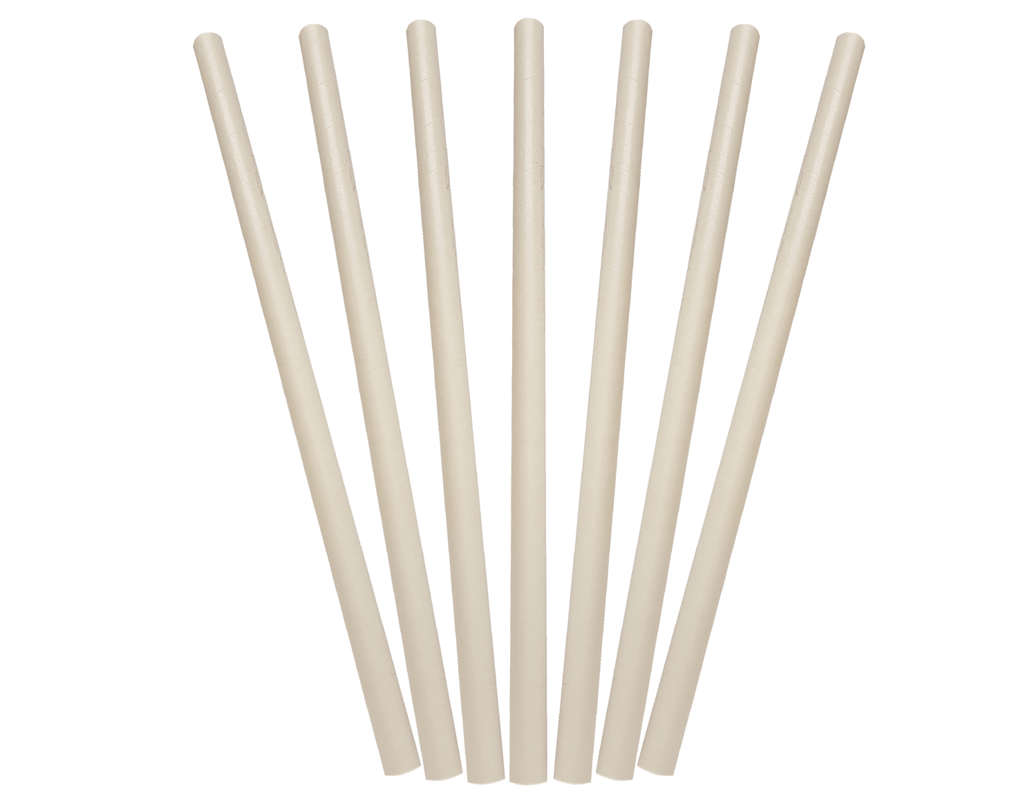BIOPAK PAPER STRAW JUMBO WHITE 25SLV X 100PC