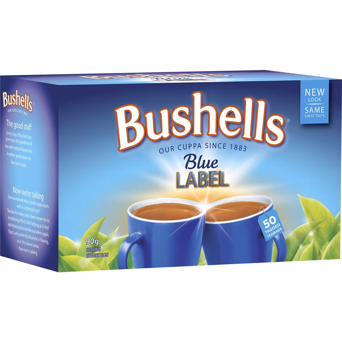 BUSHELL TEA BAGS - BLUE LABEL 50'S 1X12