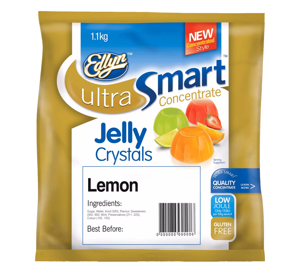 EDLYN ULTRA SMART JELLY CRYSTAL LEMON 6X1.1KG