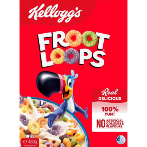 KELLOGGS FROOT LOOPS 12X460G