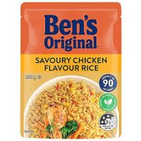 BEN 'S ORIGINAL SAVOURY CHICKEN FLAVOUR RICE 6X250G