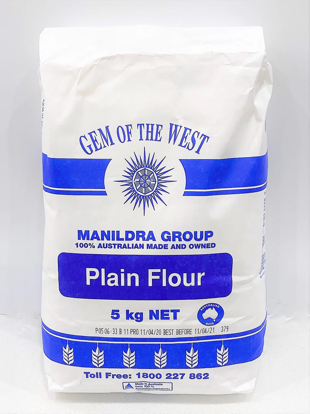 MANILDRA PLAIN FLOUR 1X5KG