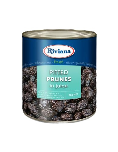 RIVANA PITTED PRUNES 3X3KG