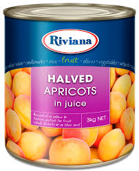 RIVIANA APRICOT HALVES 3X3KG