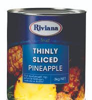 RIVIANA THINLY SLICED PINEAPPLE 3X3KG