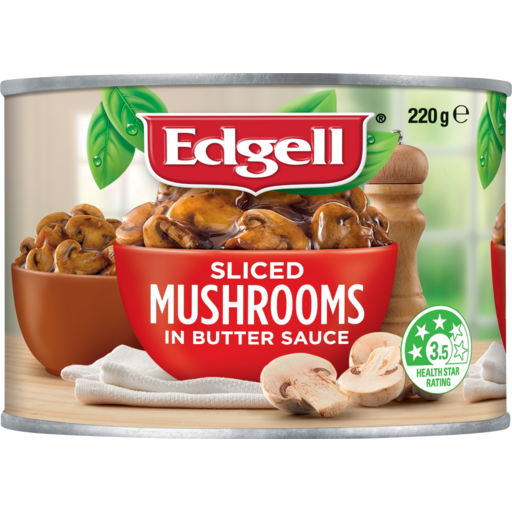 EDGELL MUSHROOM SLICED 12X220G
