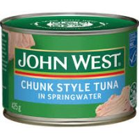 JOHN WEST TUNA IN SPRING WATER 12X425G