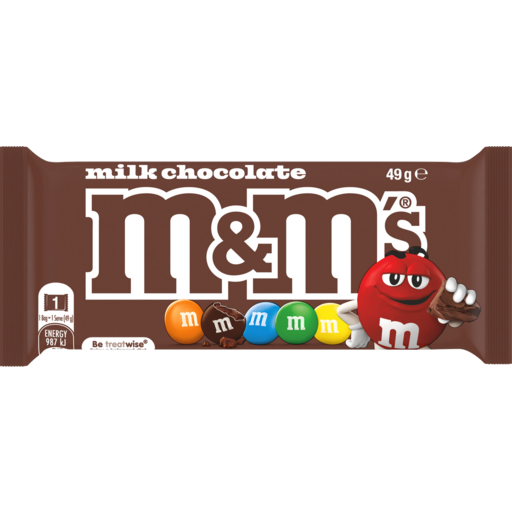 M & M'S MILK CHOCOLATE 12X49G