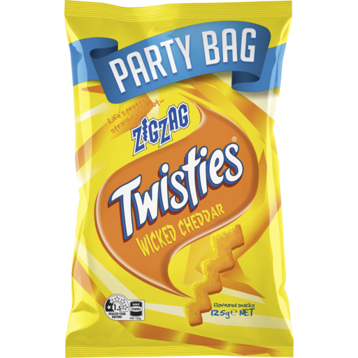TWISTIES CHEESE ZIGZAGS 9X125G