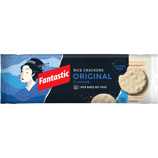 F. RICE CRACKER ORG 12X100G