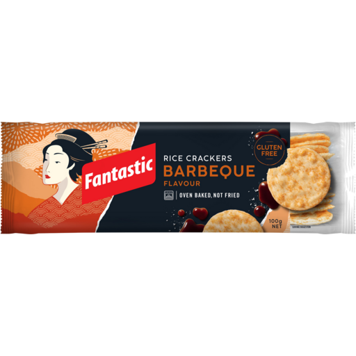F. RICE CRACKER BBQ 12X100G