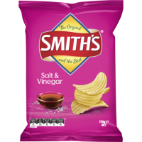 CRINKLE CUT SALT+VINEGAR 12X17