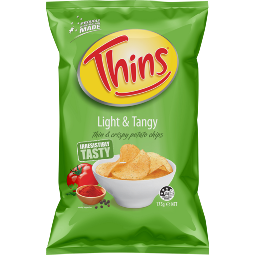 THINS LIGHT & TANGY 12X175G