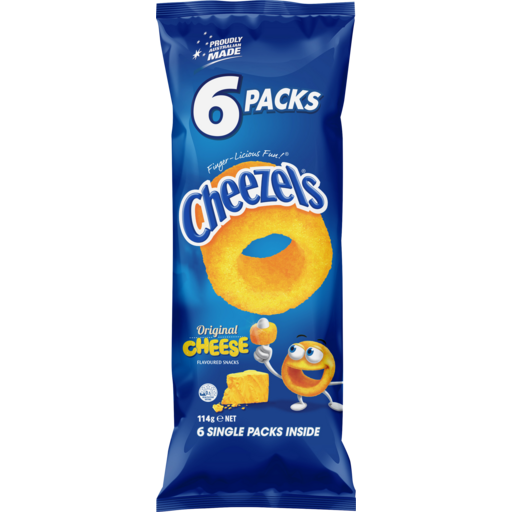CHEEZELS CHEESE (6PACK)12X114G