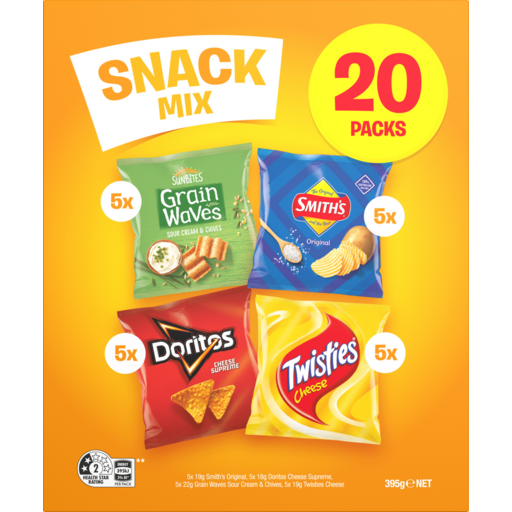 SNACK MIX (20PACK) 6X395G