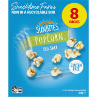 SB POPCORN SEA SALT8X8X80G