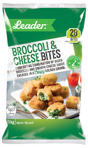 LEADER BROCOLLI & CHEESE BITES 35G 6X1KG