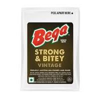 BEGA CHEESE STRONG & BITEY VINTAGE CHEDDAR PORTION 100X20G