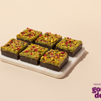 PRIESTLEY'S PISTACHIO BROWNIE 6X15CUT