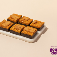 PRIESTLEY'S BROWNIE W/ BISCOFF SPREAD 6X15CUT
