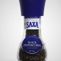 SAXA BLACK PEPPERCORNS GRINDER 6X45G