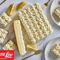 SARA LEE LEMON CHEESECAKE TRAY CAKE 6X1.35KG