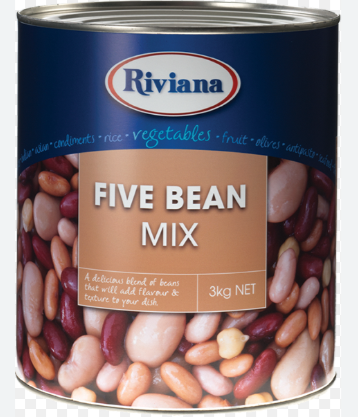 RIVIANA FIVE BEAN MIX 6X3KG