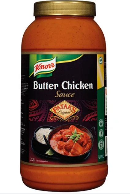 KNORR PATAK'S BUTTER CHICKEN SAUCE 2X2.2LT