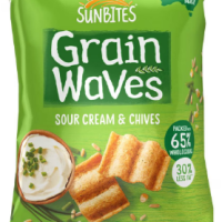GRAINWAVES SOUR CREAM & CHIVES 18X40G